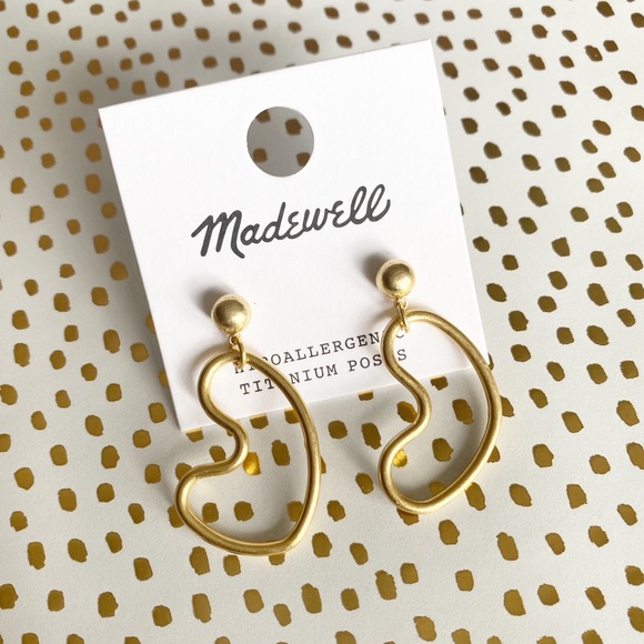 sale | madewell | squiggles statement earrings - Picture 4 of 7